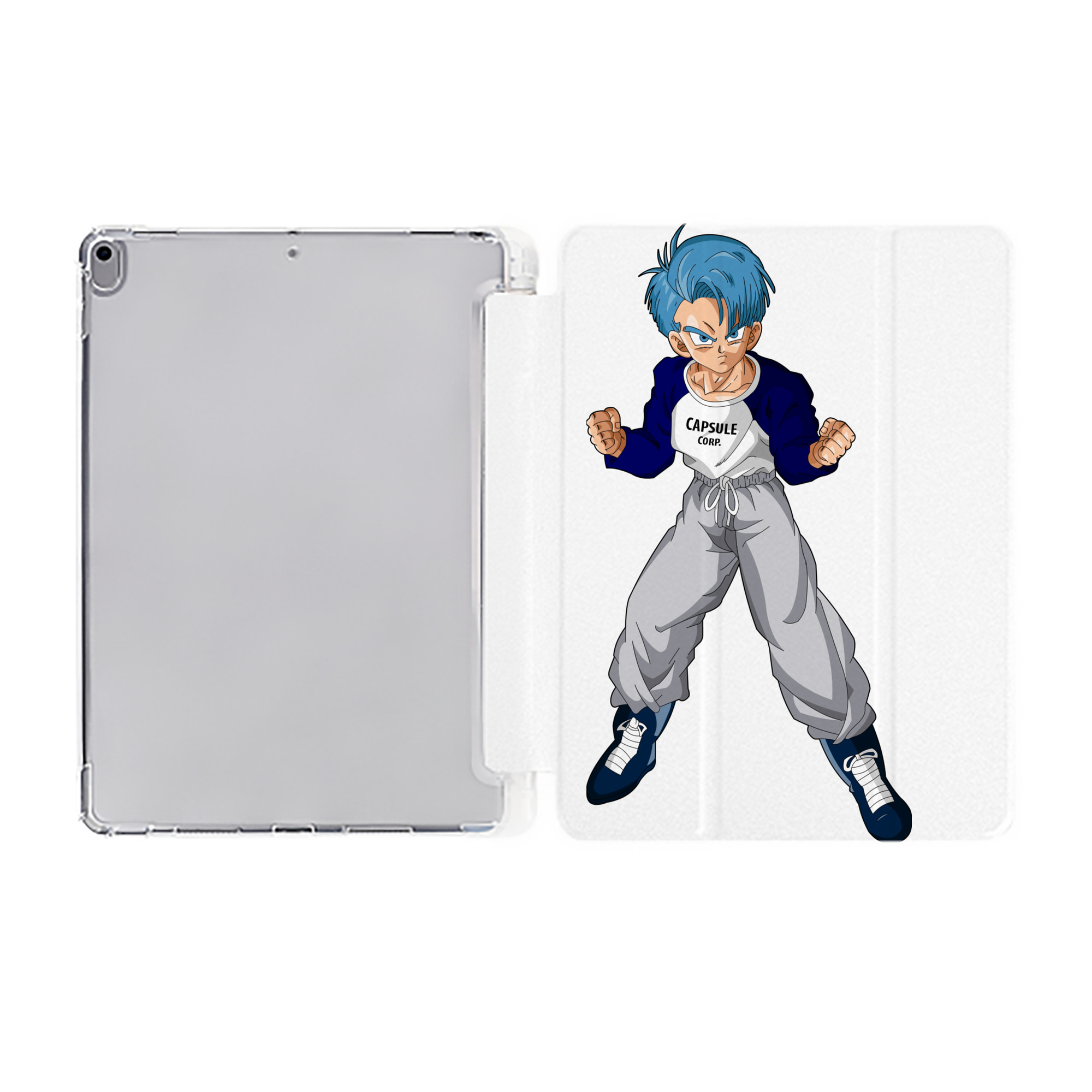 （画像用） ドラゴンボール DRAGON BALL IPad ケース ペン収納付き 三つ折りスタンド PUレザー×シリコン 対応機種9.5/10.5/10.9インチ